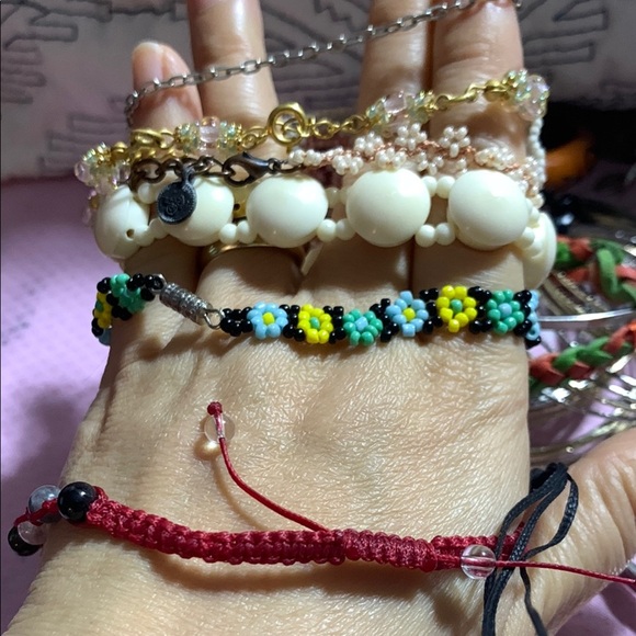 Colorful Women's Jewelry bracelet lots used Japan bought $20 - Picture 5 of 9